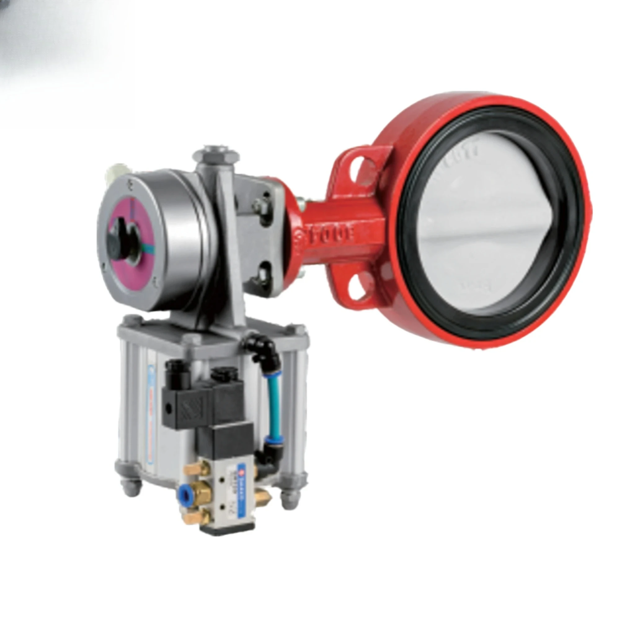 

Высококачественный пневматический межфланцевый дисковый затвор, устойчивый к кислотам и щелочам, санитарный дисковый затвор, электрический шаровой кран DN125