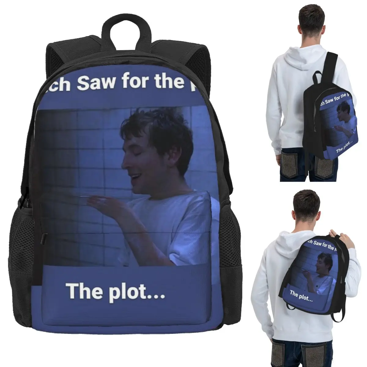 

Adam Stanheight Saw Student Backpack School Bag Hiking Travel Daypack for Boys Girls Bookbag Shoulder Bags