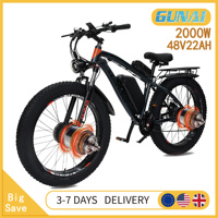 GUNAI GN88 Electric Bike 2000W Dual Motor Adult Bike 48V 22Ah Battery 26\