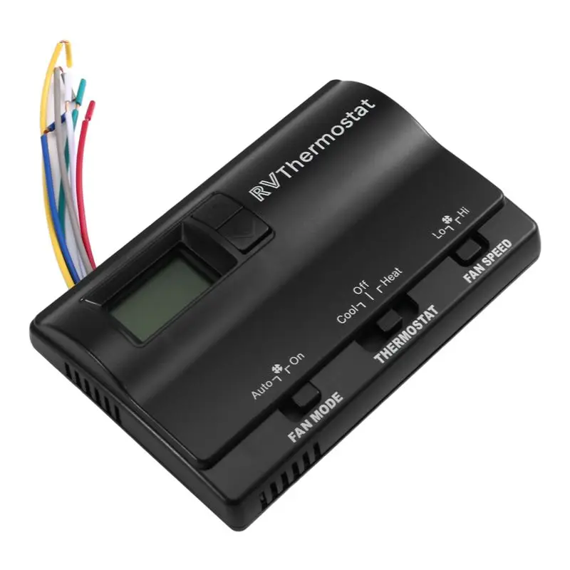 Rv Thermostat Switch Digital Thermostat 8330D3351 Rv Air Conditioning Thermostat Air Conditioning Thermostat Black-Y79A