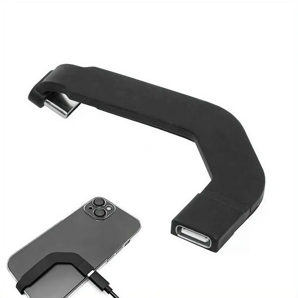 U Shape Type‑C Right Angle Adapter Game Charging Converter Back Routing Port Protector For Type‑C Smartphone Tablet