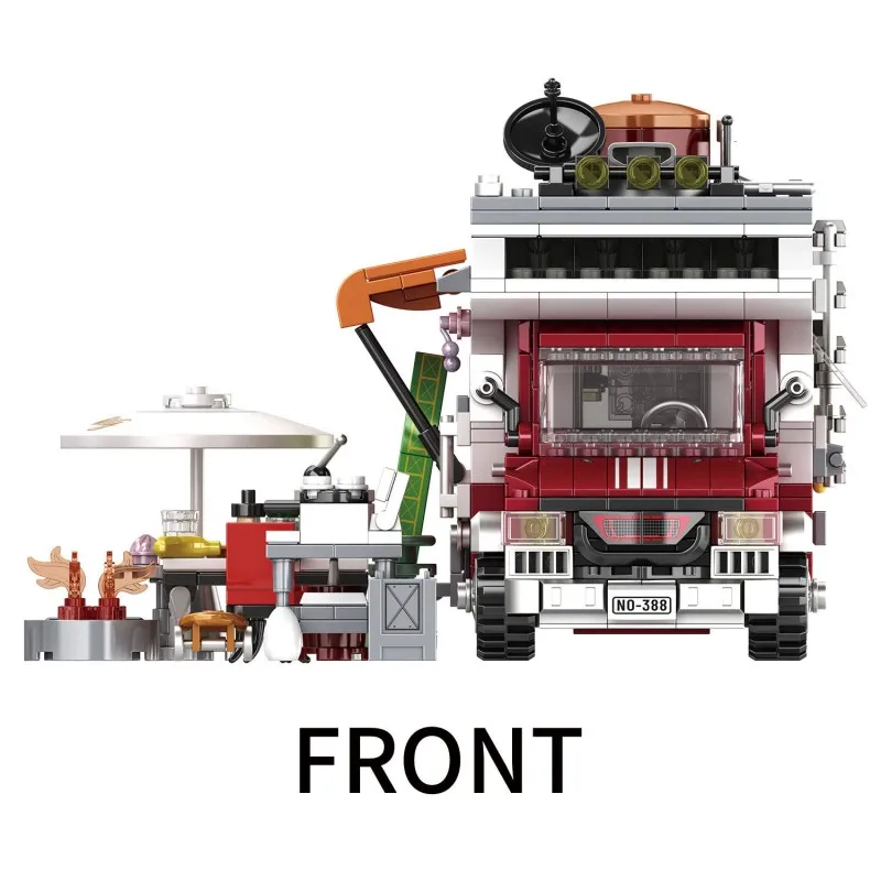 924 個クリエイティブシティシリーズ高級 RV キャンプ車両ビルディングブロックモデル建設レンガのおもちゃギフト子供大人の男の子のため