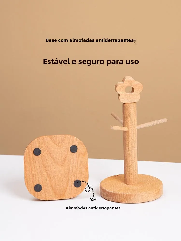 support-a-tasses-en-bois-a5l-pour-petites-tasses-egouttoir-de-rangement-pour-tasses-a-eau-et-a-the-etagere-de-drainage-en-bois-d'orme-pour-cuisine