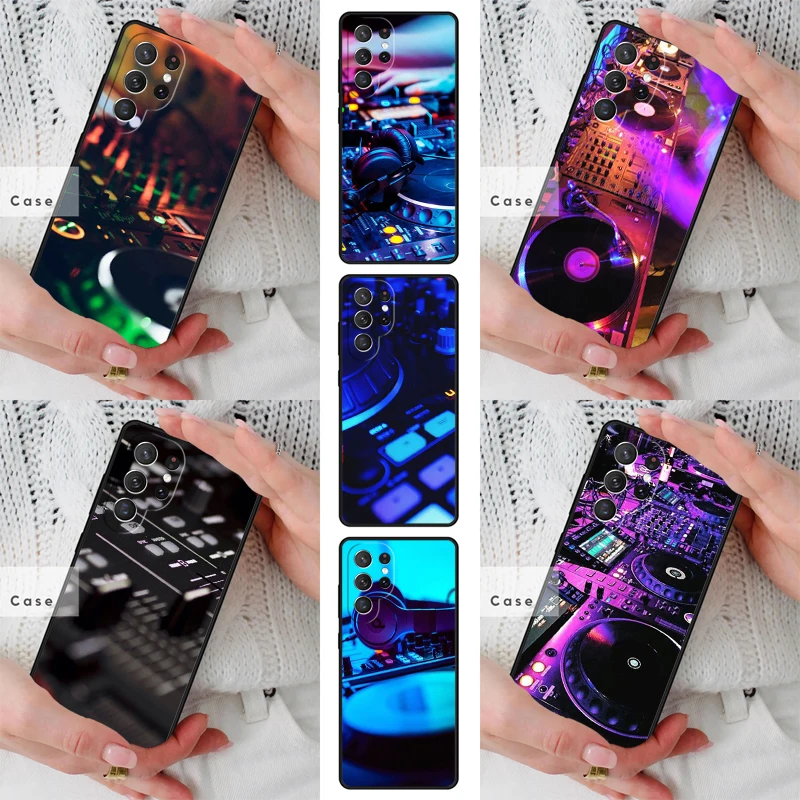 Ddj Dj Music TPU Phone Case for Samsung Galaxy S26 S25 S24 S23 S22 S21 S20 Note10 Plus FE Ultra Cover