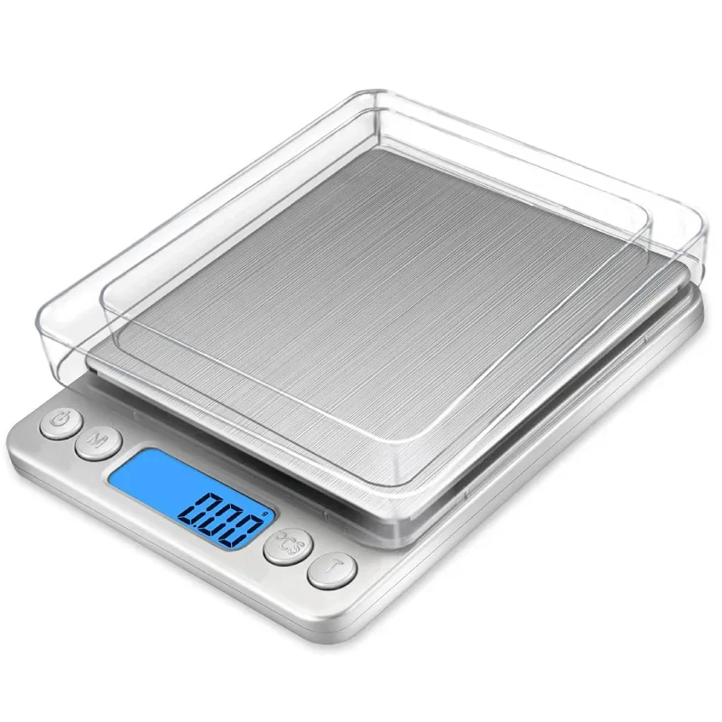 Portable Electronic Food Scales 1kg/2kg/3kg/0.1g Postal Kitchen Jewelry Weight Balance Digital Scale 500g 0.01 Precision Scale