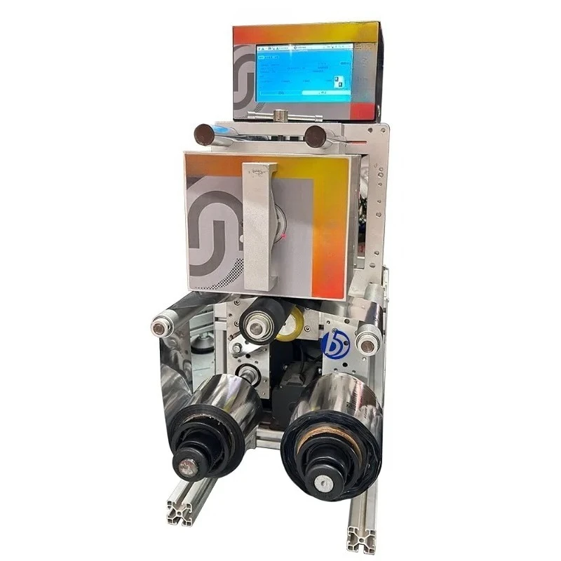 32/53mm Print Head Date Code Printer Online for Rewinder Packaging Machine - Industrial Label Printing Equipment