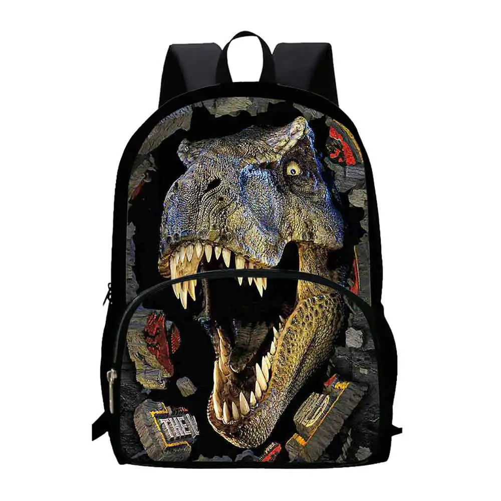 Dinosaur Mochila Jurassic Backpack for Collage School,Backpack for Grade 1-4,School Bags for Children,Backpacks Print Logo