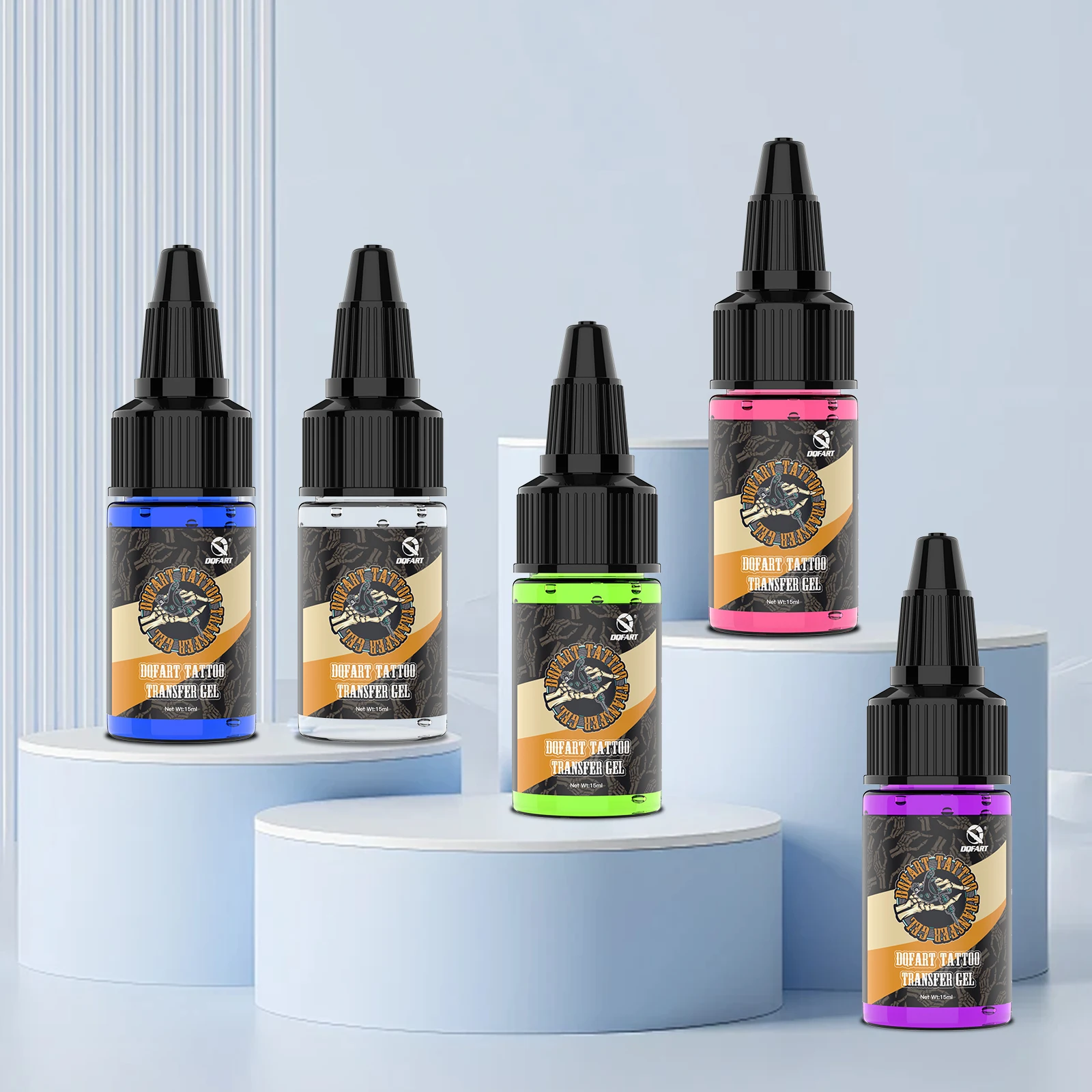 DQFART High Quality 15ML Tattoo Transfer Gel Tattoo Stencils Gel Large Capacity Fast Transfer Gel Not Easy To Erase