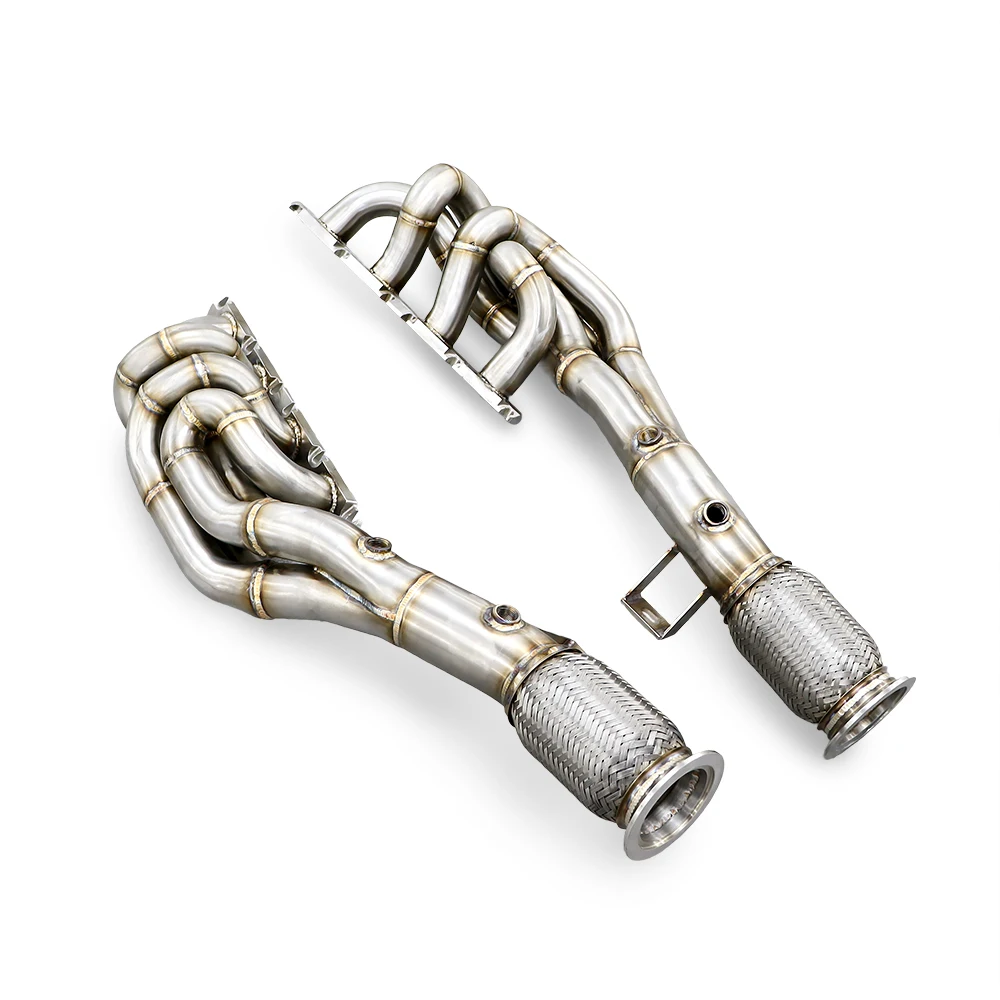 Suitable for Audi R8 V8 4.2 2008-2020 stainless steel exhaust manifold high-performance automotive exhaust Straight pipe exhaust