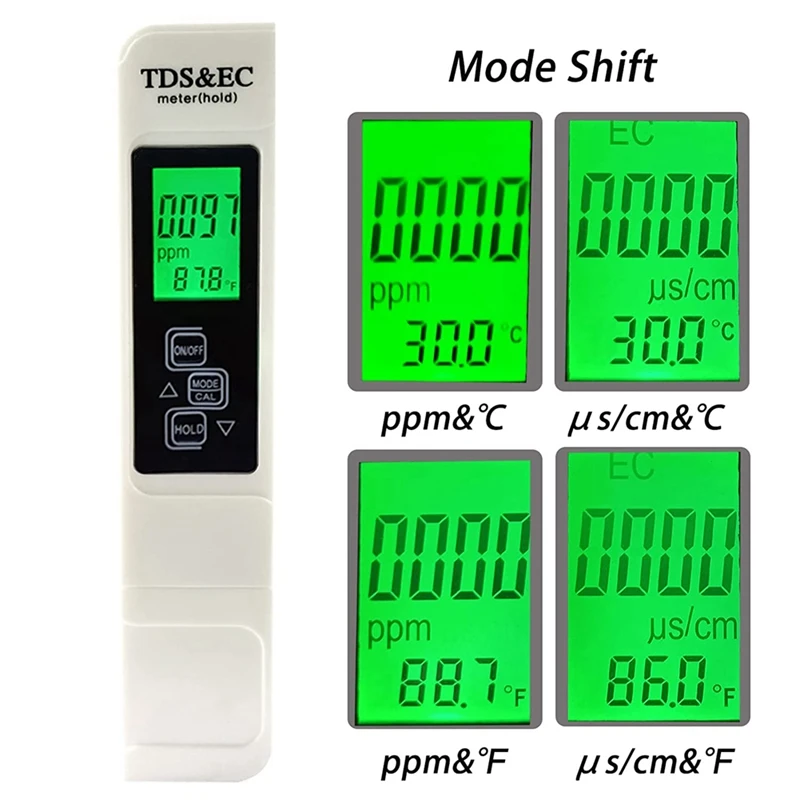 Digitale Ph Pen Lab Ph Tester 4 In 1 Tds Ph Meter Tds Water Tester Voor Kraandrinkwater