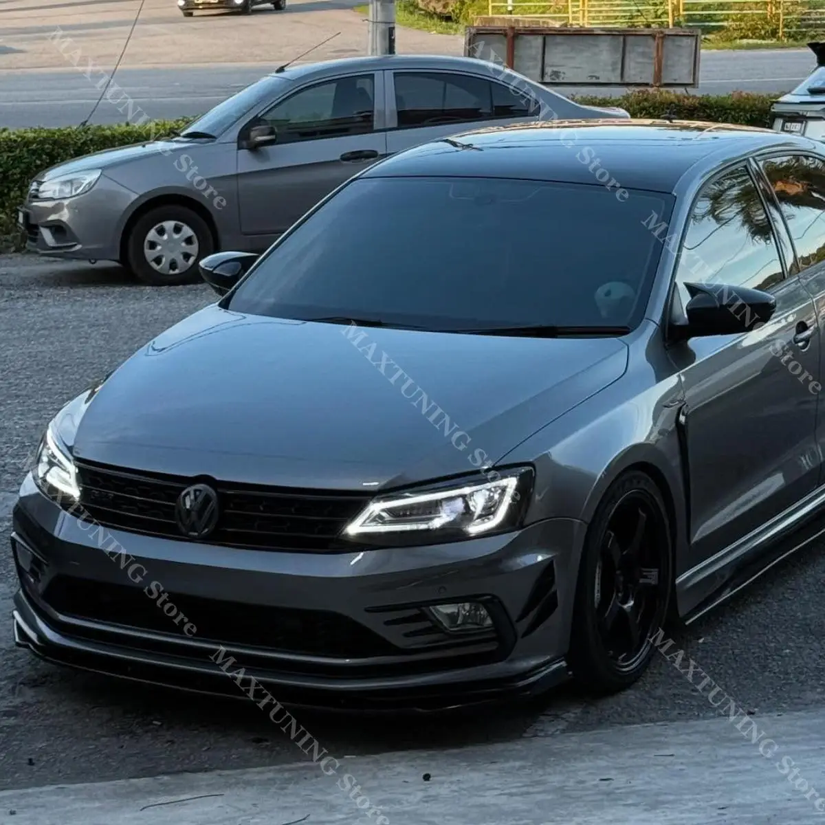 Rearview Mirror Covers For Volkswagen Jetta MK6 TSI TDI 2010-2017 Side Caps Gloss Black ABS Door Case Trim Tuning Body Kits