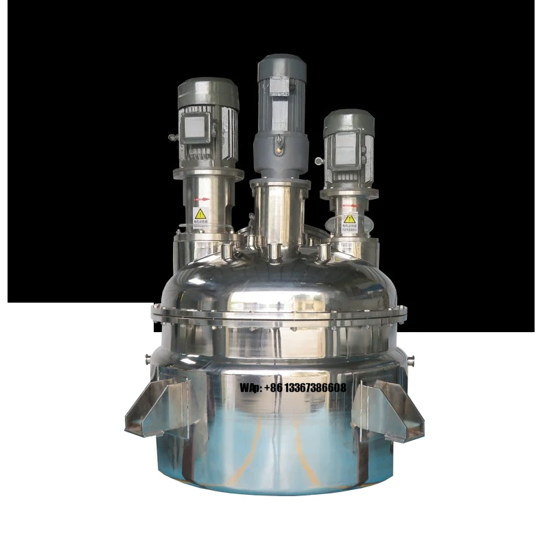 Máquina Mezcladora de Dispersión de Detergente Líquido Cosmético Personalizada, Reactor de Emulsificación y Mezcla de Crema SS316L, Tanque de Dispersión