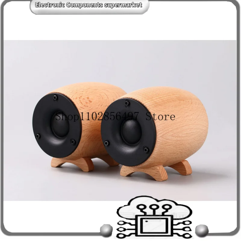Solid Wooden Tweeter Speaker HIFI Super Treble Sound Box Home Theater KTV Full Range Tweeter Compensation Neodymium 2PCS