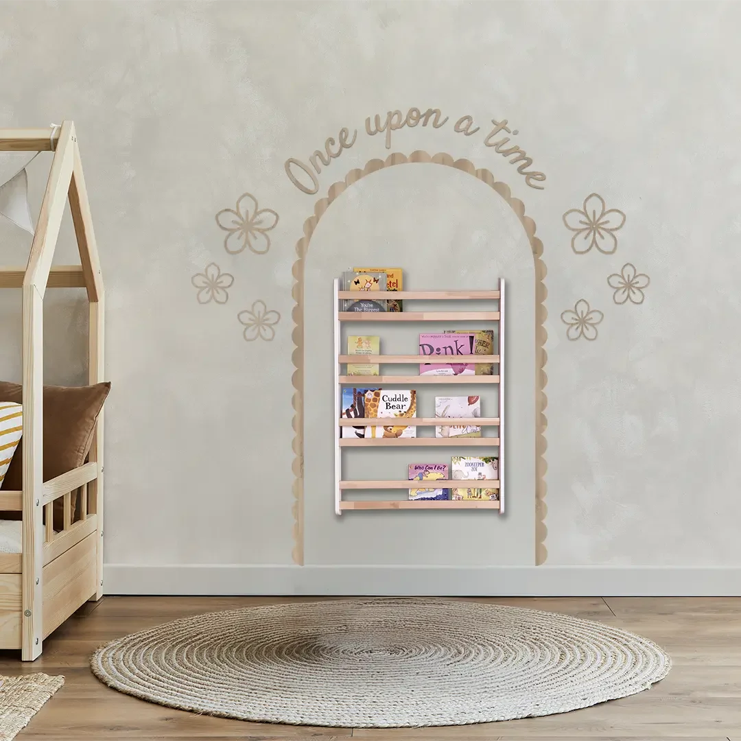 

unfinished Daisy arch frame Daisy Arch wall decoration wall crafts for kids room diy Wooden arch wall molding Nursery trim