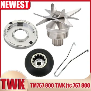 Sobresselete Teile des Mixer Squeeze, Klingenmesser, kompatibel mit TWK TM 767 800 TWK JTC 767 800 Biolomix T5200 Gastrorag B020B Küchenkit 6 Hauptverkaufsmesser 2 Kanten - №6