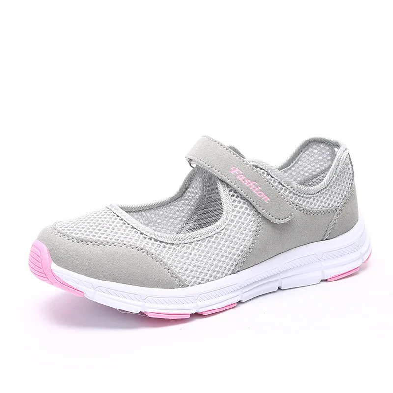 2024 Spring Summer Women Shoes Ultra-light Cheap Ladies Breathable Mesh Sneakers Mom Shoes Fashion Sandals White Casual Sneakers