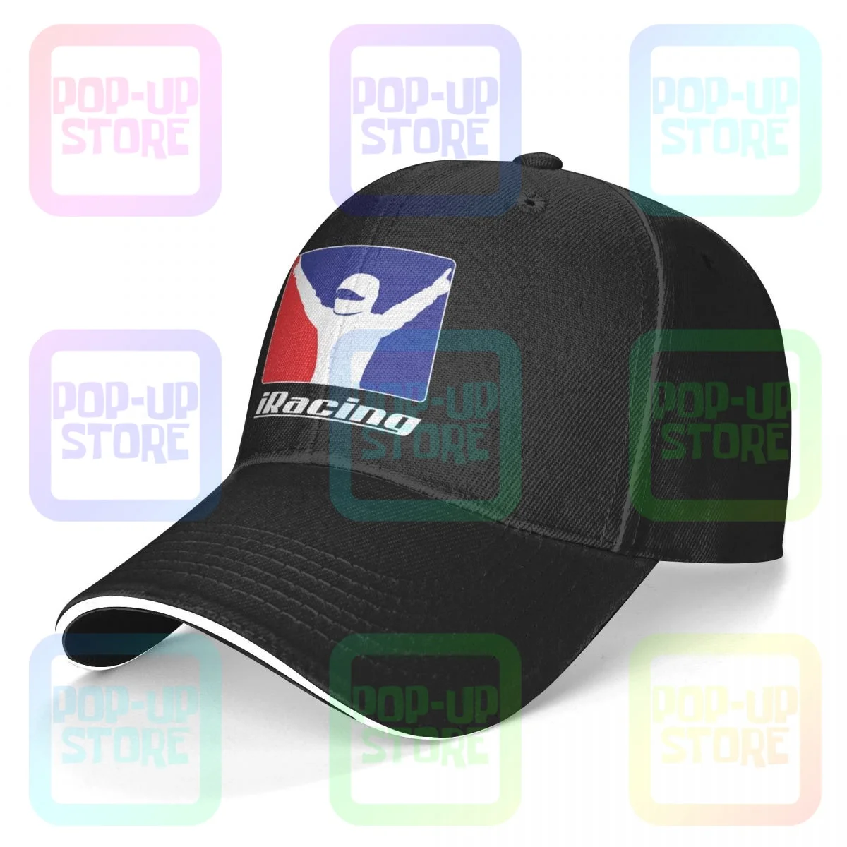 World Of Outlaws Iracing Team Fan Racing Sandwich Cap Baseball Cap Trucker Hat Gift Hipster Streetwear