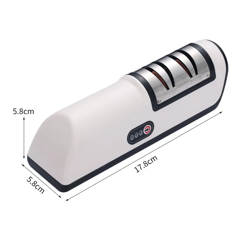 1pc Electric Knife Sharpener Multifunctional Automatic Professional 4 Gears Kitchen Electric Knife Sharpener Kitchen Accessories