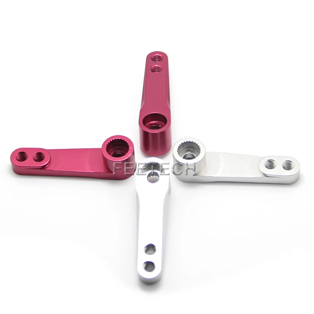 20PCS OEM ODM Custom Made In Lega di Alluminio Servo Motore Accessori 23T 24T 25T Sterzo Servo Braccio Corno Compatibile HITEC/FUTABA/JR/