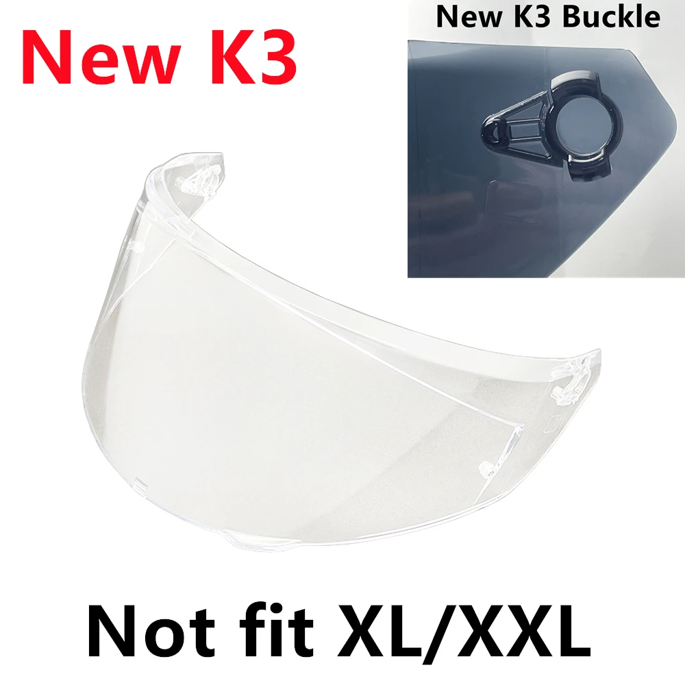 Фотохромный козырек для нового шлема AGV K3 E2206, сменный мотоциклетный лицевой щиток, прочное противотуманное покрытие, аксессуары для УФ-защиты