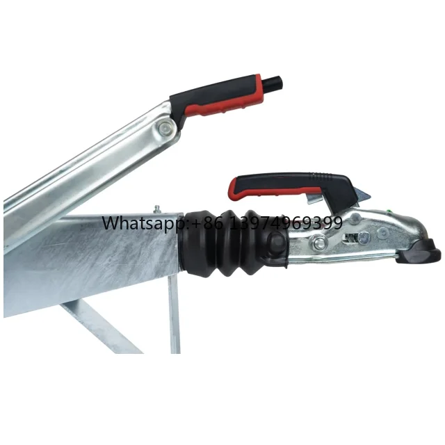 European Style Coupler with a Load Capacity of 1400~2700kg, V-type Towing Rod Connector Used for the Flip Brake of Trailers