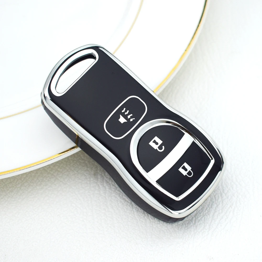 TPU Car Key Cover Case for Nissan X-trail T30 Altima Frontier Tiida Sentra Armada Maxima for Infiniti QX56 JA60 FX35 FX 35