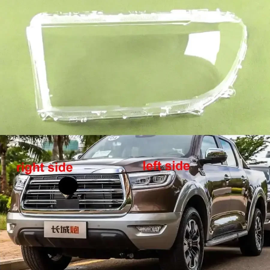 For Great Wall Poer 2019 2020 2021 Headlight Cover Lampshade Head Lamp Headlamp Shell Lens Plexiglass Auto Replacement Parts