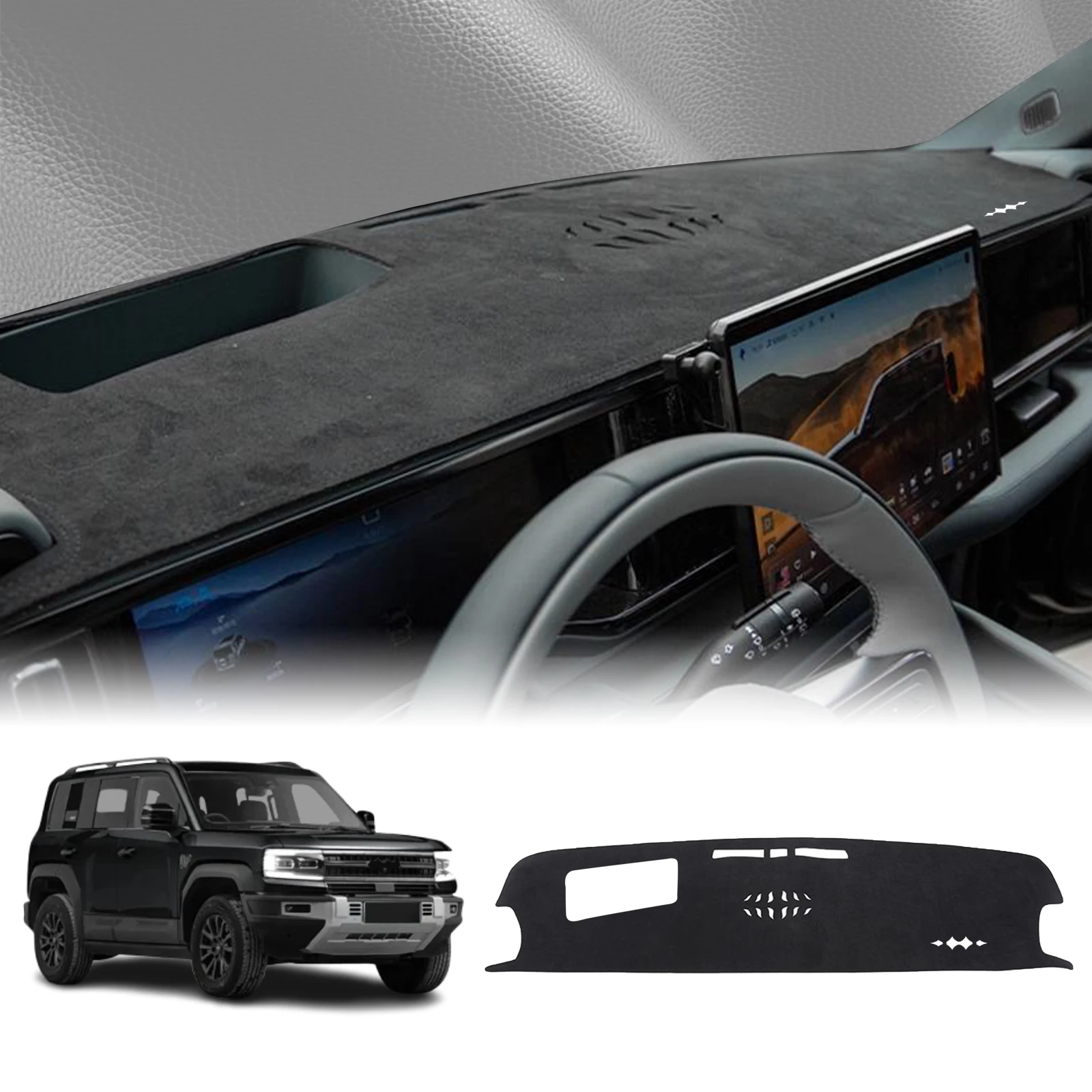 

fit for BYD Formula Leopard 5 2025 2026 DENZA B5 Car Dashmat Dashboard Cover Pad DashMat Sunshade Protective Carpet Accessories