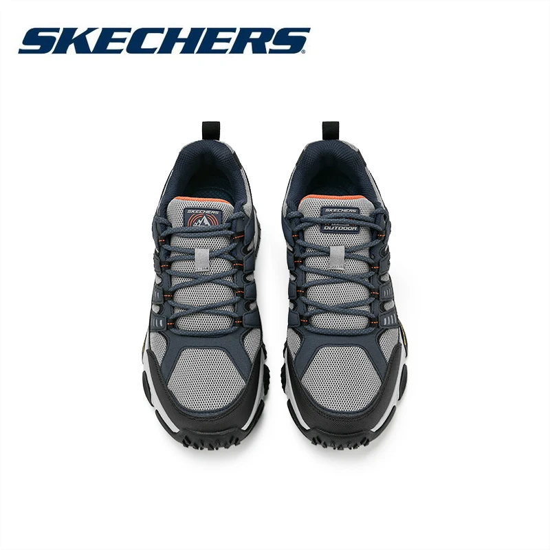Skechers zapatos para hombre 2025, nuevas zapatillas de deporte para hombre, montañismo, Camping, senderismo, zapatos de suela gruesa para correr, zapatillas para hombre