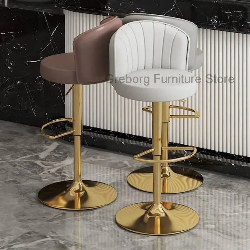 

Gamer Bar Stools Kitchen Counter Reception Designer Swivel Design Bar Stools Luxury Industrial Bancos Para Barra Furniture HY