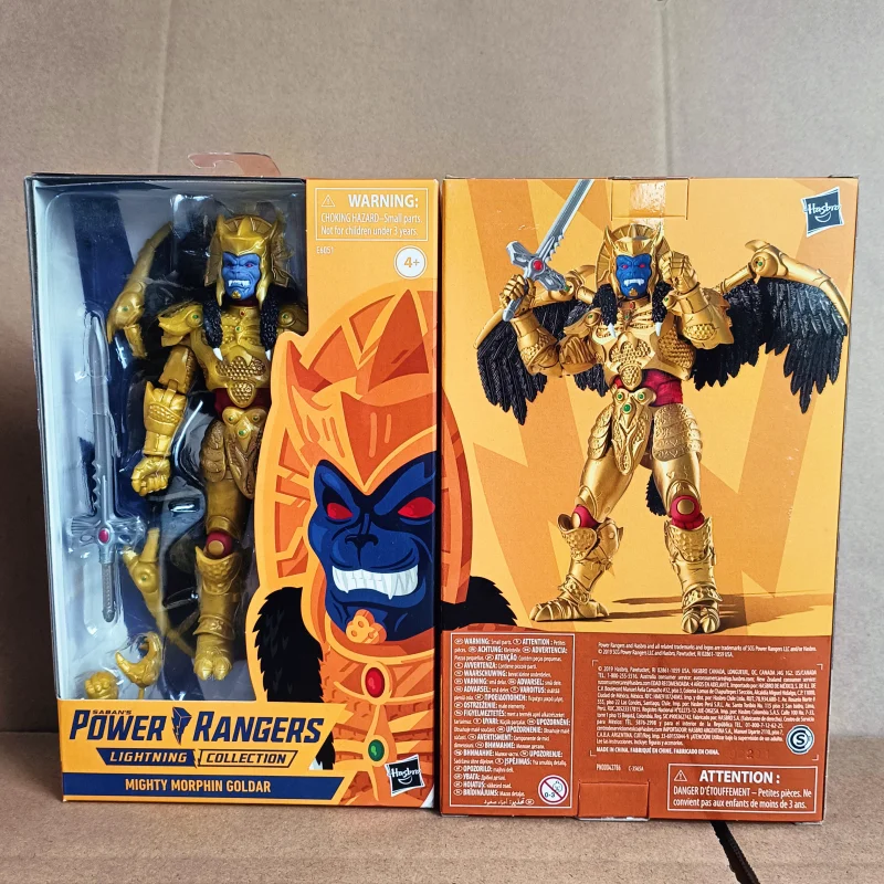 In Stock Original  Lightning Collection Power Ranger Mighty Morphin Goldar Action Figures Model Toys Birthday Gift For Fan