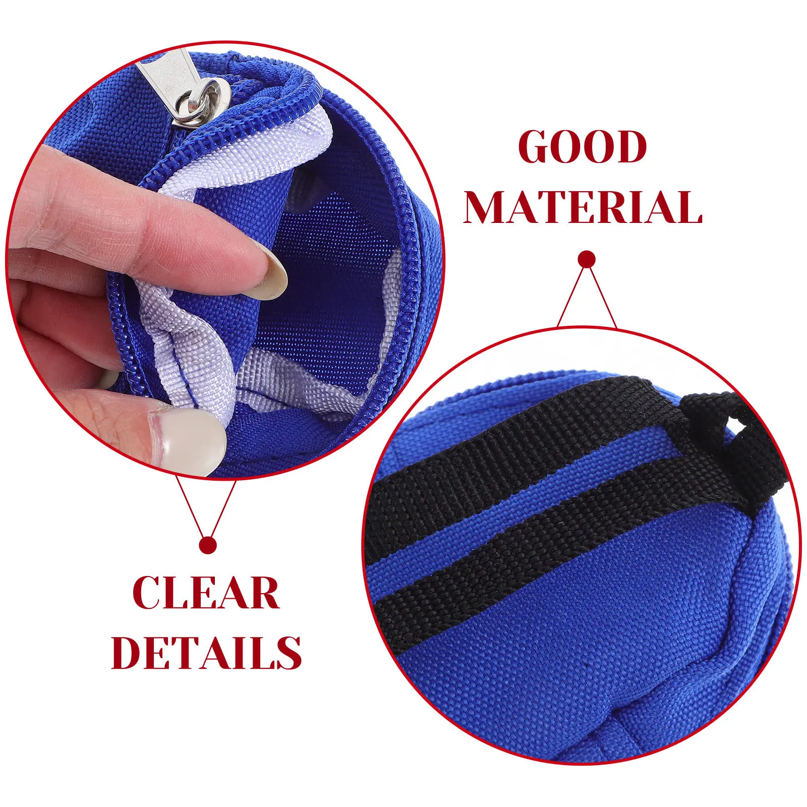 10Pcs Zipper Backpack for Mini Dress Up Accessories Functional Small Pouches Vibrant Cartoon Design for Children's