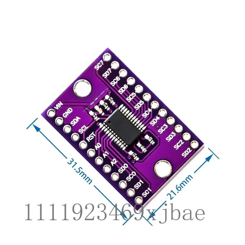 8-Way IIC Multiplexer Expansion Board Mini I2C Bus Channel Splitter Module For Embedded Circuit Test DIY Project