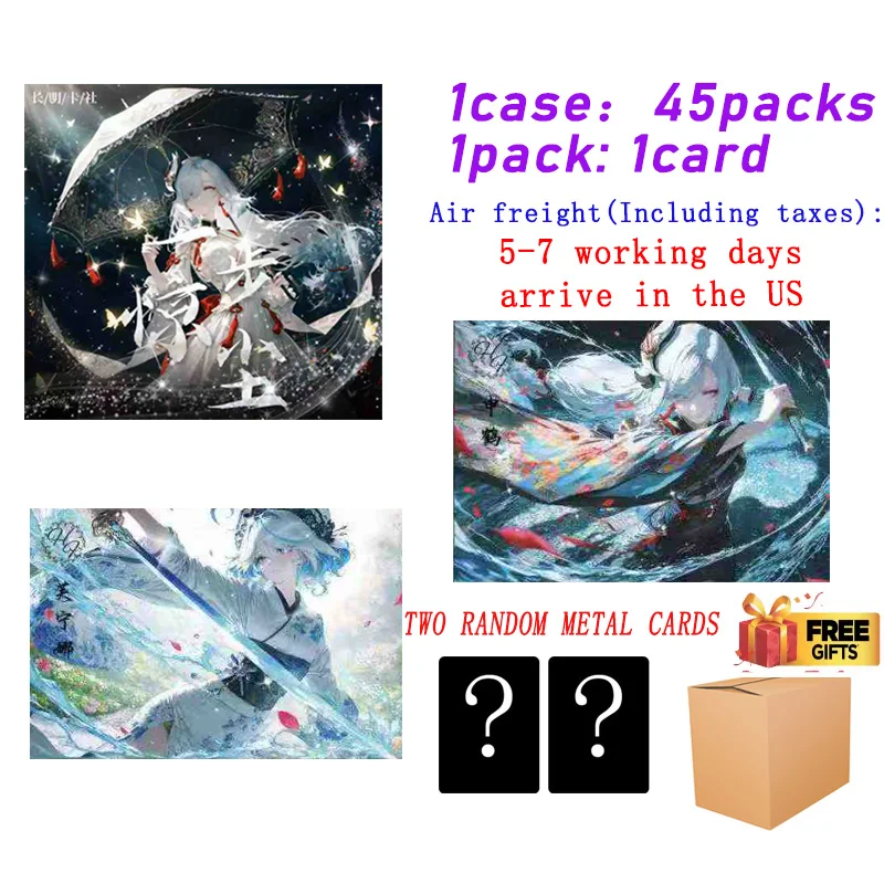 

Оптовая продажа, коллекционная карта «История богини», А5, акриловая коллекция детских игр, подарки