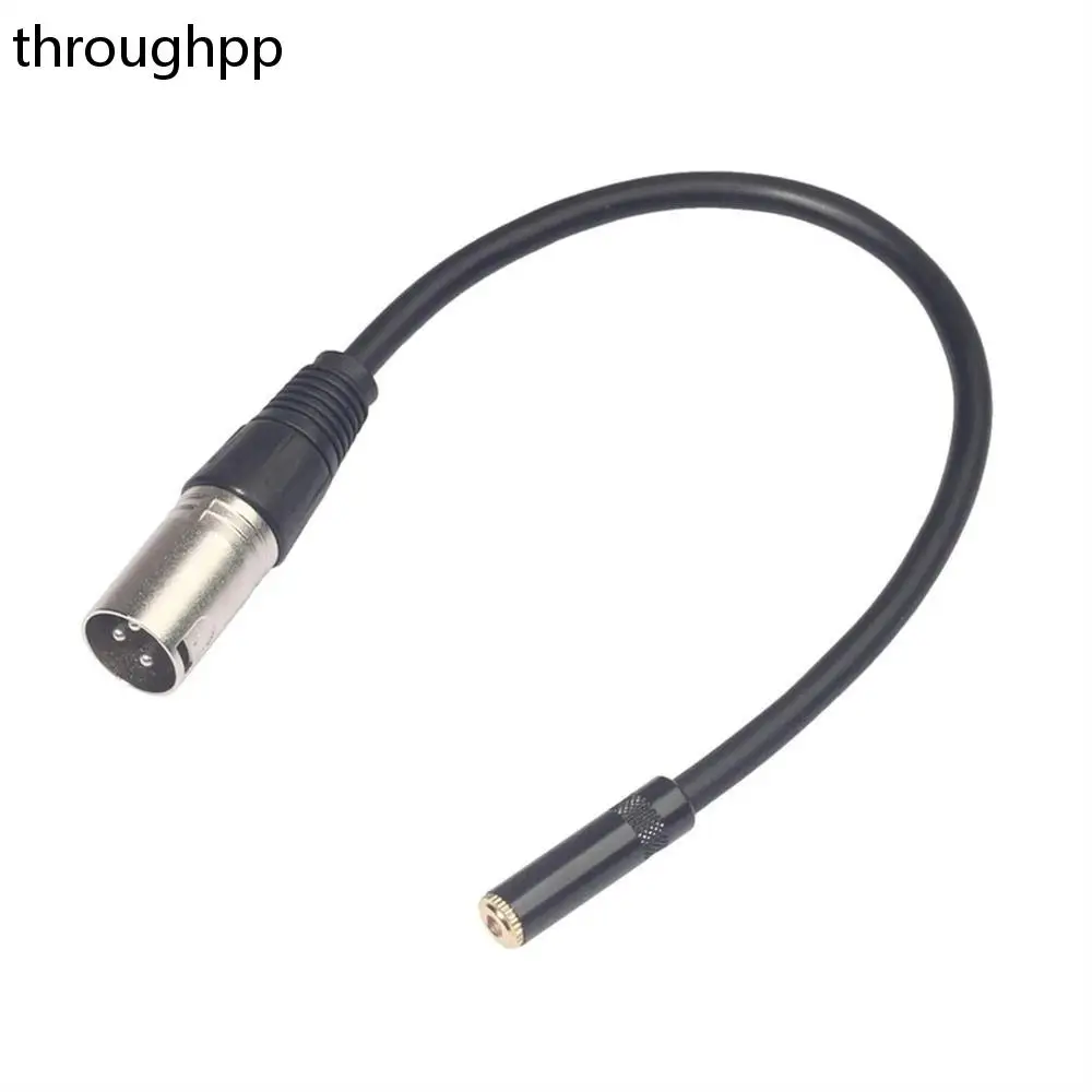 

1PC Durable Portable 3.5mm XLR To 3.5mm Microphones Adapter Cable HIFI Male 3Pin Cord Adapter Cable