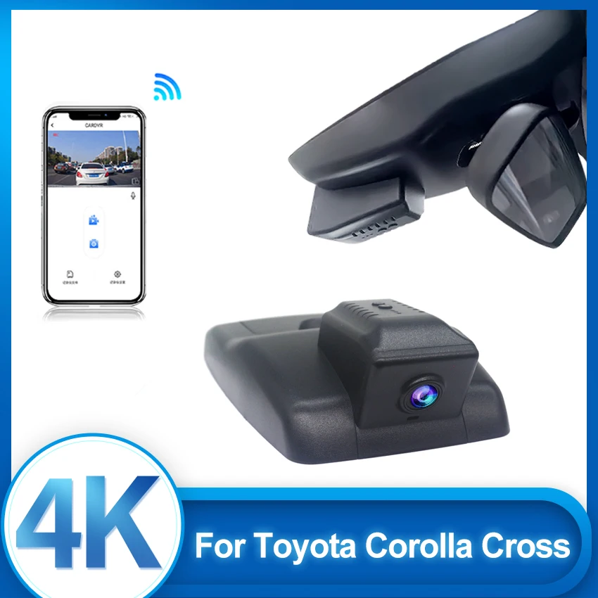 

Для Toyota Corolla Cross 2022 2023 Plug and Play 4K видеорегистратор для автомобильной камеры, видеорегистратор, WIFI, автомобильный видеорегистратор, записывающие устройства