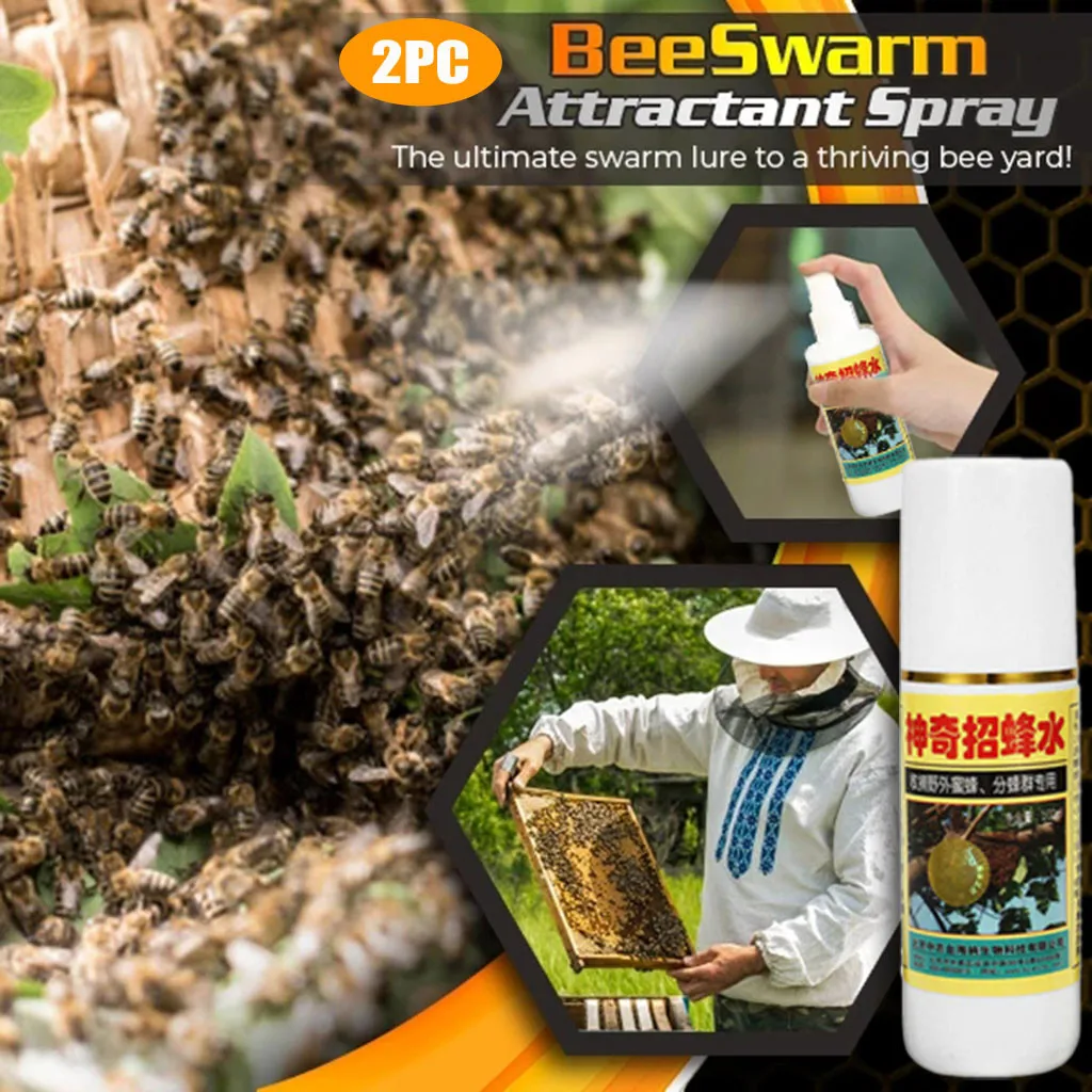 BeeSwarm Attractant Spray Swarm Commander Premium  Honey Bee Trap Tool 200ml