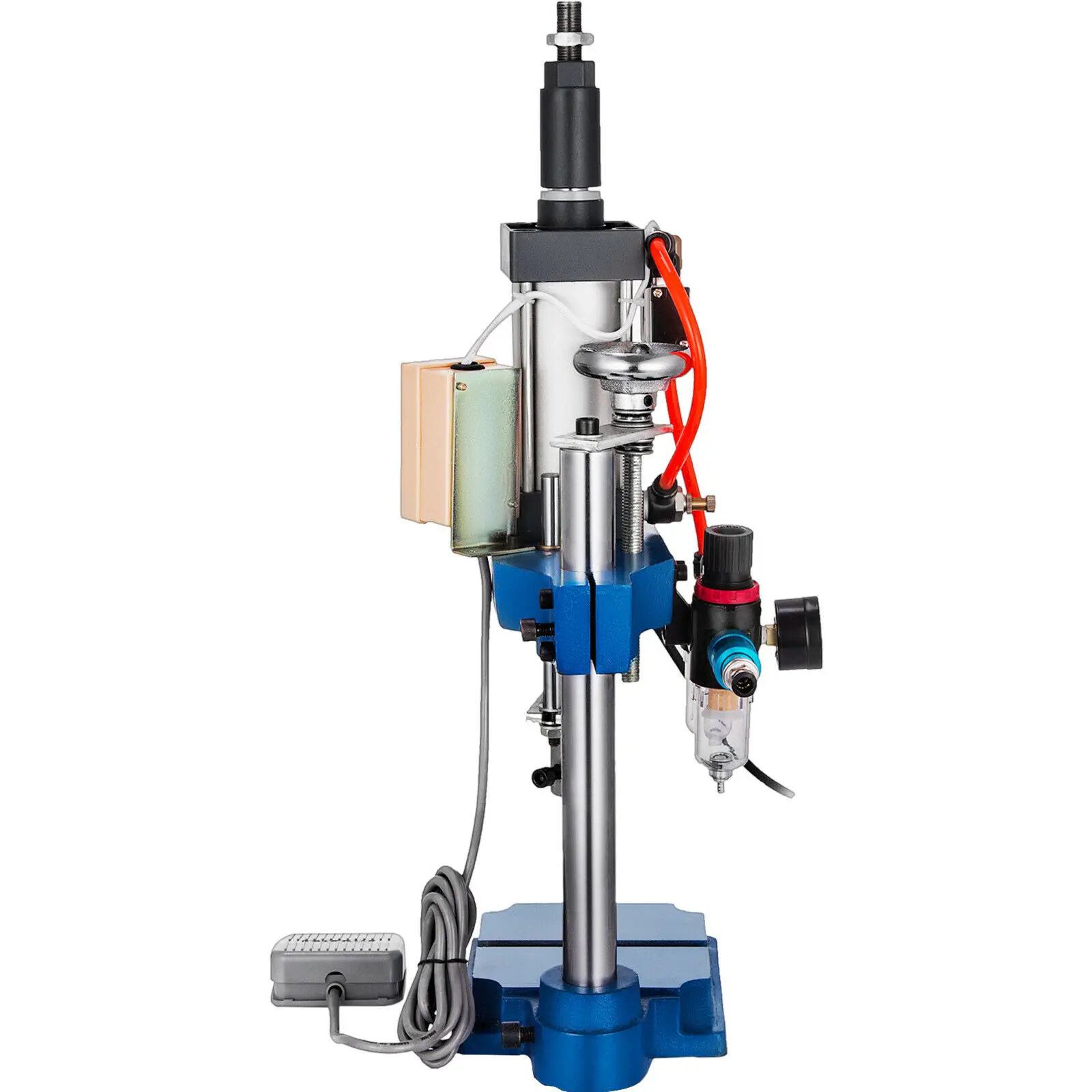 200KG Pneumatic Punch Press Machine Small Desktop Single Column Gas Spleen High Precision Riveting Punching Tool 110V/220V