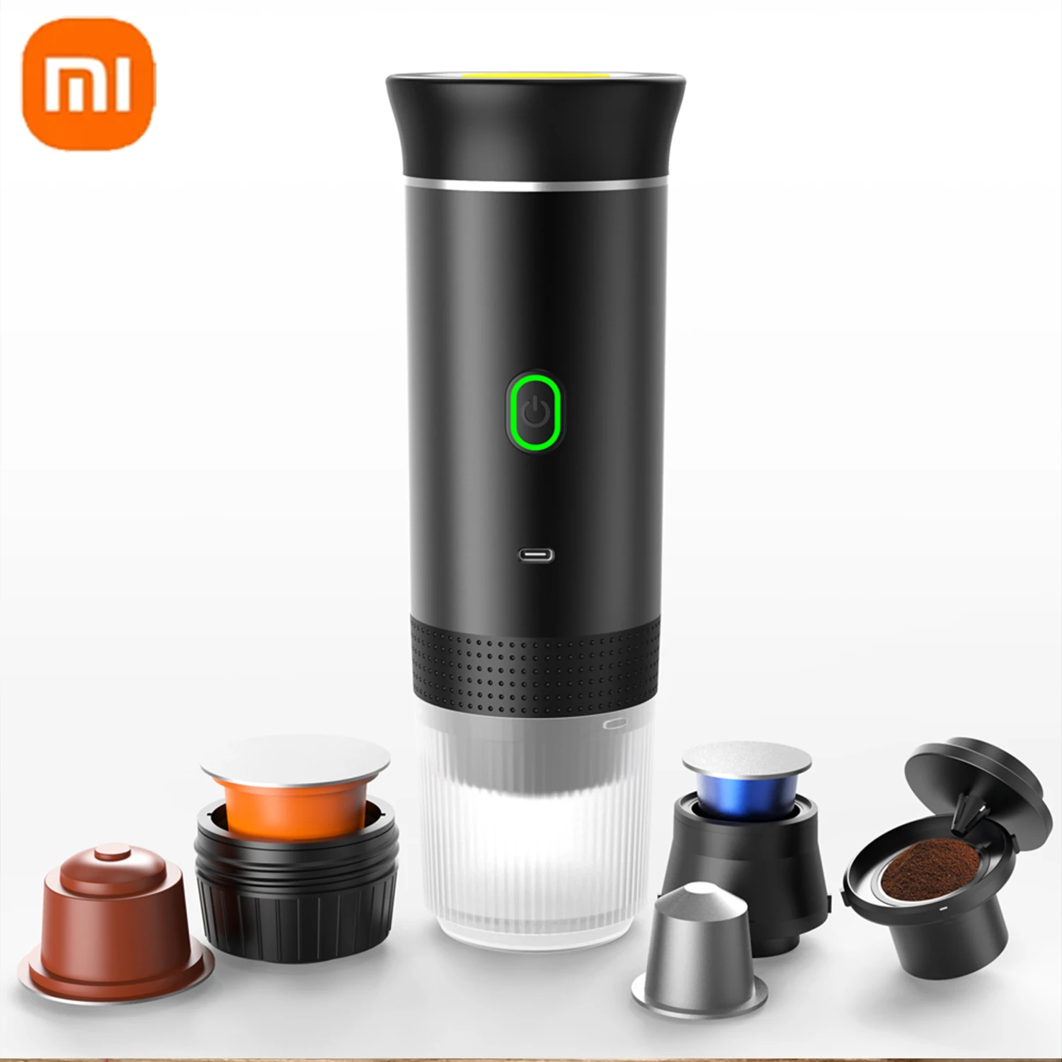 

Xiaomi Wireless Electric Portable Espresso Coffee Machine for Car & Home Coffee Maker 3-in-1 Capsule Powder Travel Coffee Maker