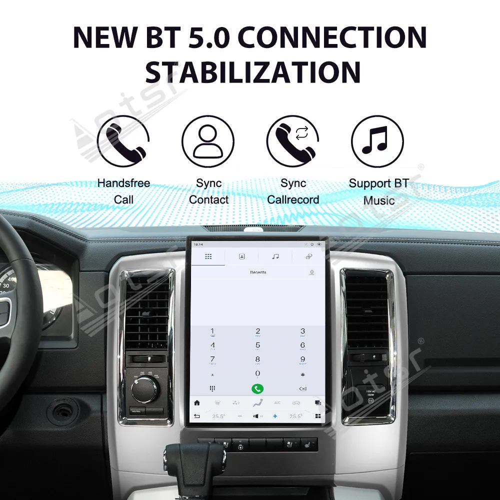 

13.8 Inch Android 13 For Dodge Ram 2008-2011 Car GPS Navigation CarPlay HD Touch Screen Head Unit Multimedia Player Radio Auto