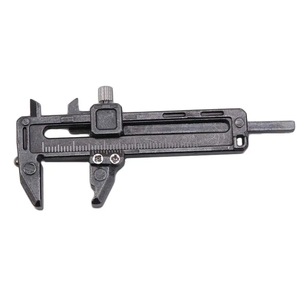 High Accuracy Mini Vernier Caliper Multi-functional Portable Design Portable Depth Ruler Adjustable Spanner with Hanging Hole