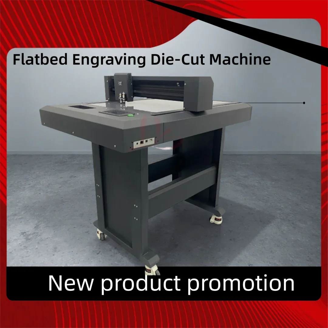 LY D4060 D6090 Flatbed Engraving Die-Cut Machine USB Network Port Servo System Dual-head Design Multifunctional Digital Engraver