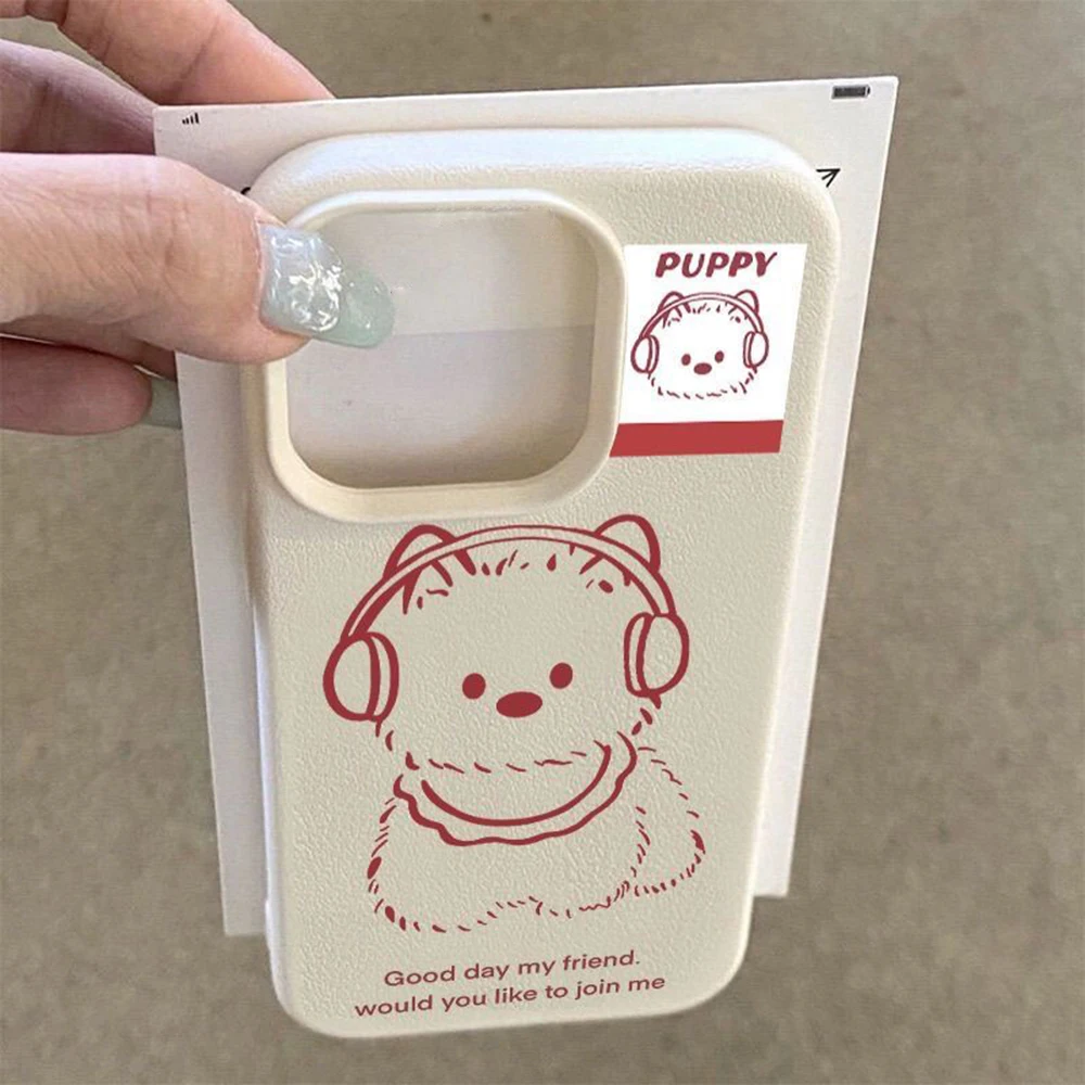 PU Leather Phone Case For iPhone 16 15 Pro Max Case iPhone 14 Pro Max 15 16 Plus 11 13 12 Fundas Silicone Nice Protective Cases