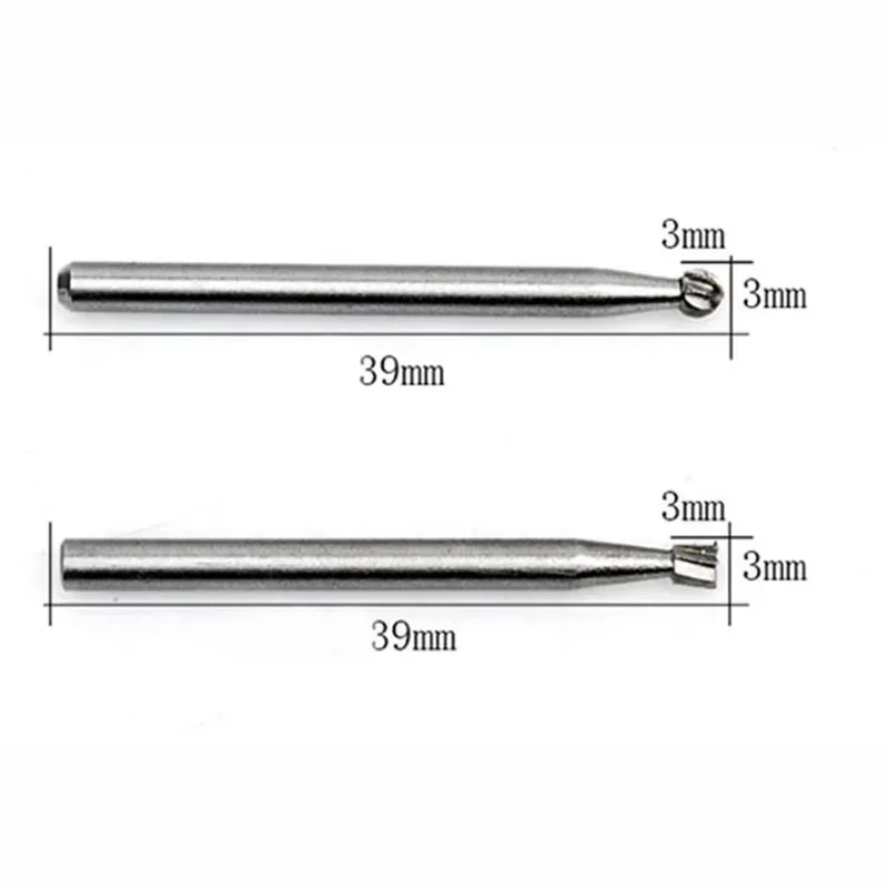 Imagem -06 - Conjunto de Ferramentas Rotativas Dremel Mini Broca Roteador Hss Bocados de Moagem Fresas para Madeira Metal Escultura Ferramentas de Fresagem Peças