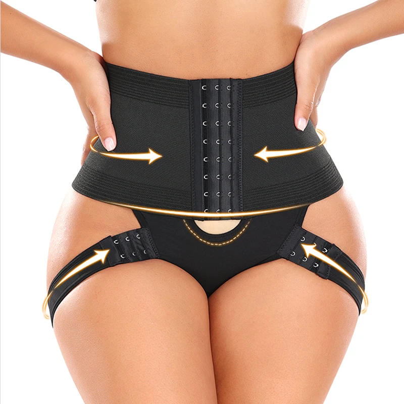 

Butt Lifter Waist Trainer Panties Shapewear Women Cuff Tummy Control Shorts Booty Lift Pulling Underwear Body Shaper Thong Panty