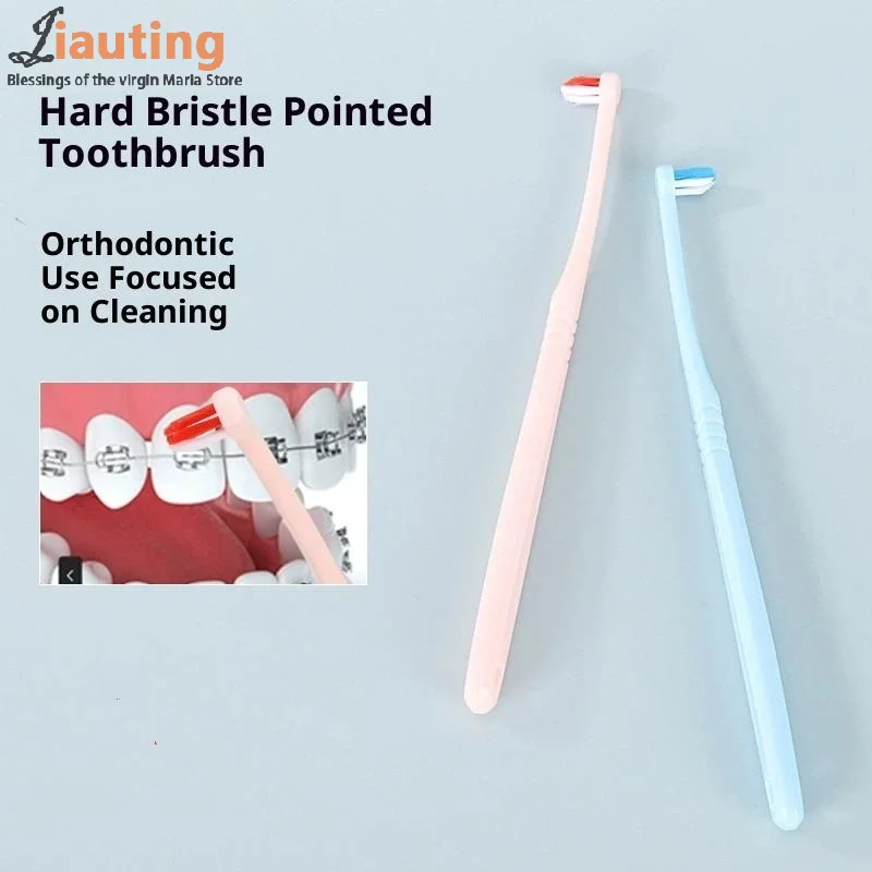 1/2/5 قطعة رأس صغير شعاع واحد لينة تنظيف الأسنان فرشاة الأسنان بين الأسنان لينة الشعر زرع الكبار أداة العناية بالفم