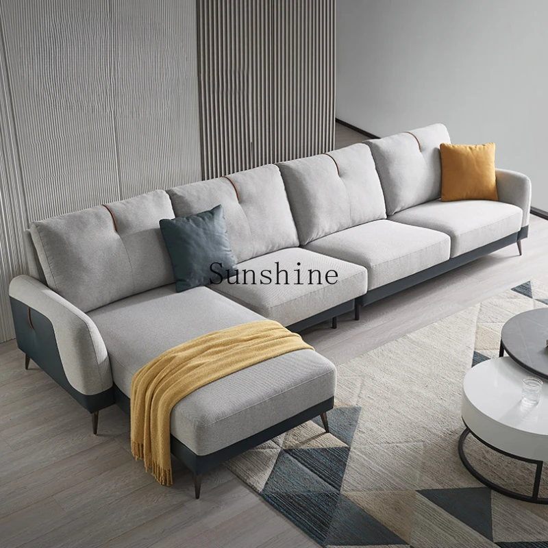 

Fabric sofa living room simple modern Italian sofa