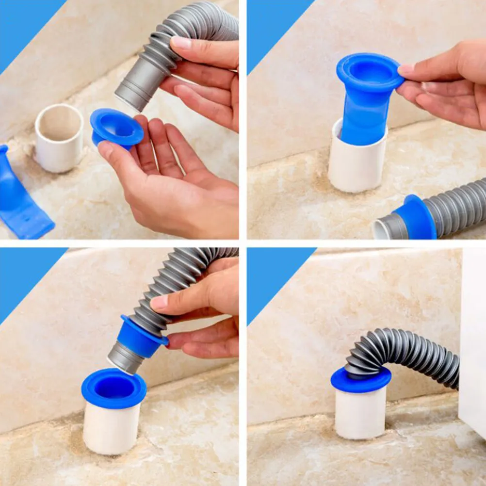 2Pcs Drainage Insert Sink Drain Plug Floor Drain Core Deodorant Insect Proof Anti Overflow Siphon Flow Backflow Preventer
