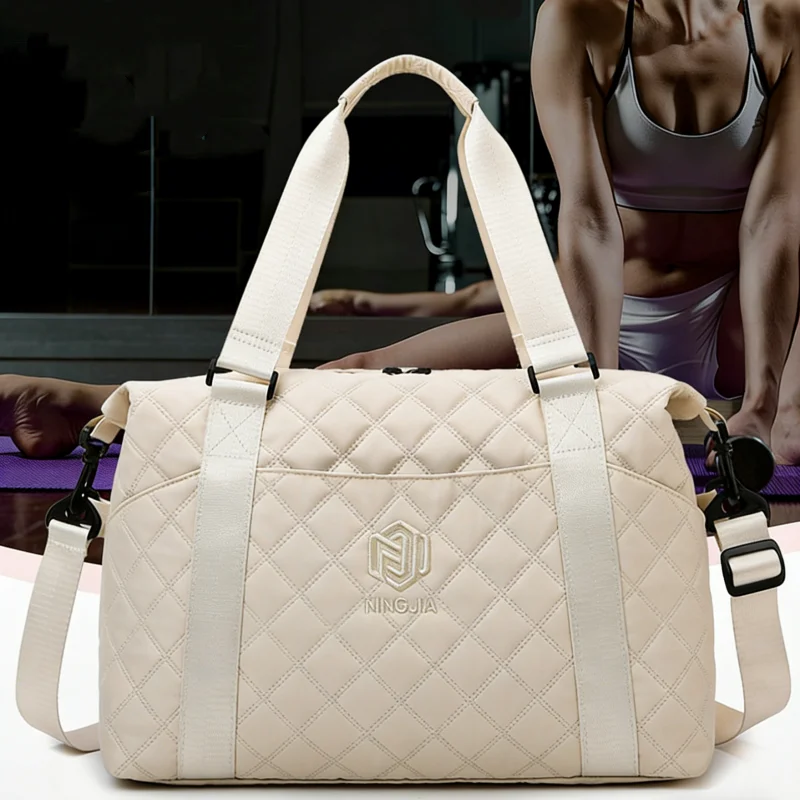 

Sports Gym Bags Shoulder Bag Yoga Training Fitness Travel Bag Large Capacity Dry-wet Separation Short-distance Luggage Handbag