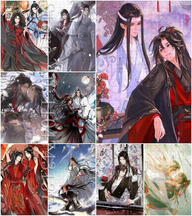 

108/300/500/1000 Pieces Modaozushi Anime Puzzles for Adults Stress Relief Toys Home Decor Artwork Handmade Hobbies